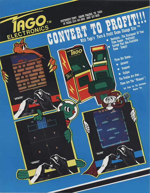 The Anteater (UK) Arcade Game Cover